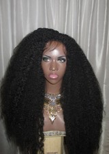 Hatshepsut Kinks Long Afro Kinky Lace Front Wig Unit