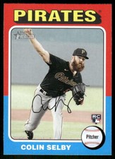 Colin Selby 2024 Topps Heritage #150 Rookie Pittsburgh Pirates
