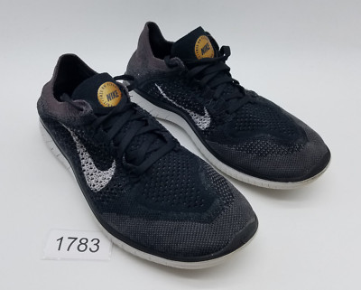 Nike Free RN Flyknit 2018 Women's Size 9 Running Shoes Black