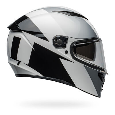 Bell Lithium Motorcycle Helmets Shear Gloss Silver/White Large