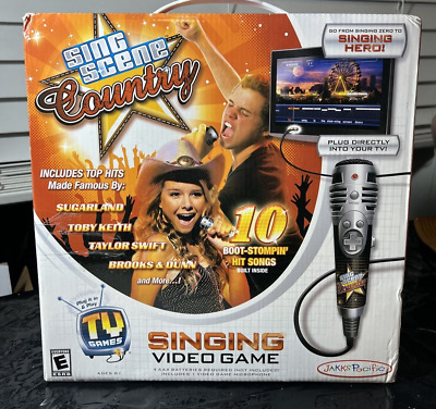 SING SCENE COUNTRY SINGING VIDEO GAME Jaaks Pacific TAYLOR SWIFT TOBY KEITH  bbos