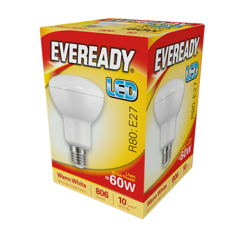 Energizer LED R50 R63 R80 Reflector Bulbs 4w = 40w 5.4W = 50W 7.3w= 60 ...