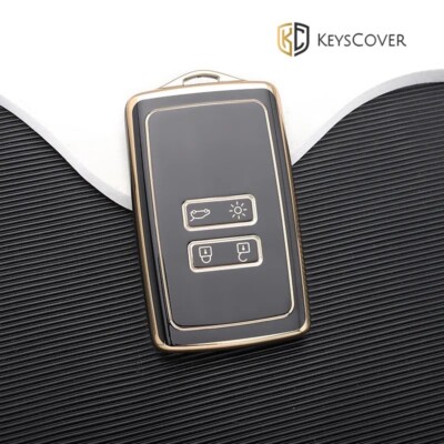 Car key cover TPU Renault keyless protective cover case black
