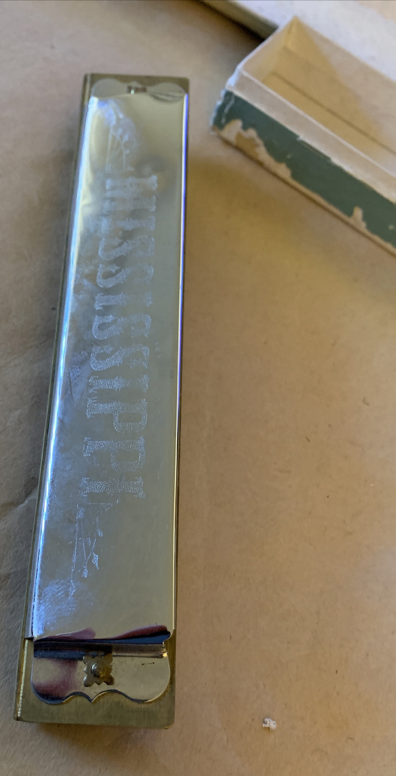 Vintage REGAL MISSISSIPPI HARMONICA CO 96235 HARMONICA W / ORIGINAL