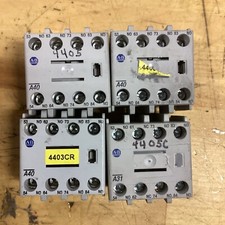 ALLEN BRADLEY 100-F SER B AUXILIARY CONTACT BLOCK Lot Of 4 G57
