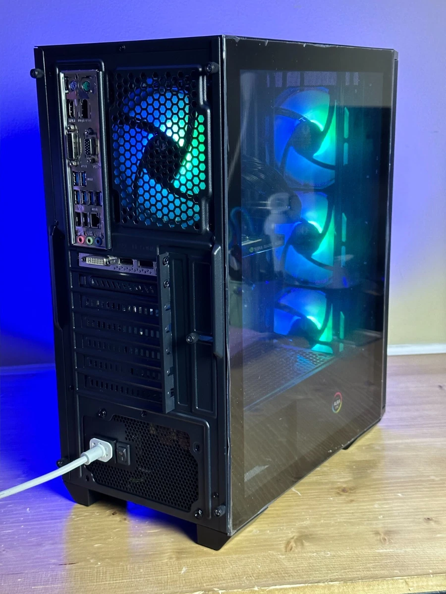 Custom RGB Gaming PC Intel core i3 8GB Nvidia Quadro K2000 2GB