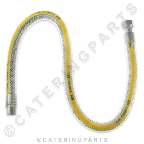 1/2" BSP MALE X FEMALE FLEXIBLE COATED GAS HOB COOKER CONNECTING HOSE