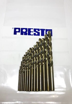 Presto HSCo 8% Cobalt Jobber Drills (1-13mm)