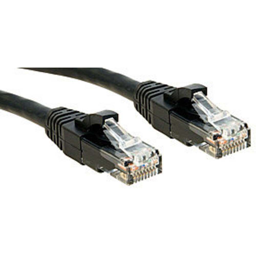 LINDY 45435 RJ45 Сетевой кабель, Патчкабель CAT 6 U/UTP 5,00 м Schwarz mit