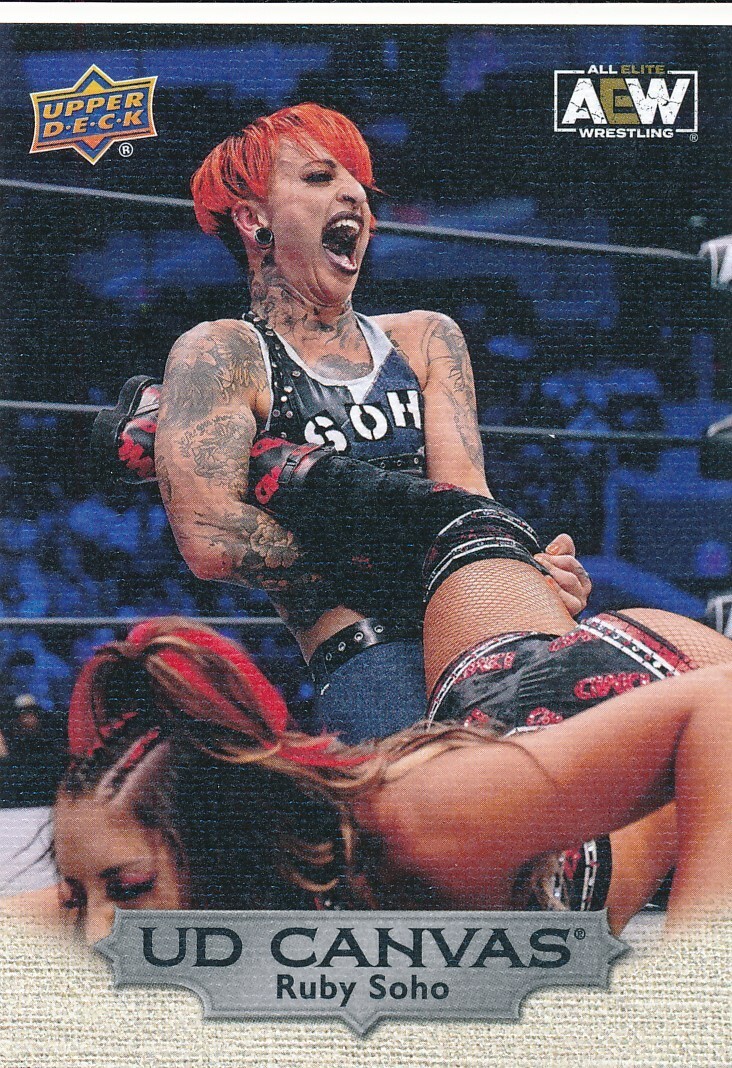 C4 RUBY SOHO 2022 Upper Deck AEW Wrestling UD CANVAS