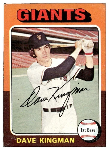 Topps Dave Kingman Baseball Sports Trading Cards & Accessories