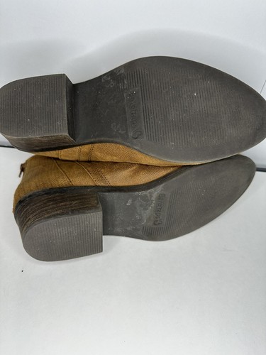 Botas al tobillo Bare Traps para mujer coñac Georgina bronceado gamuza talla 6 con cremallera - Imagen 10 de 10