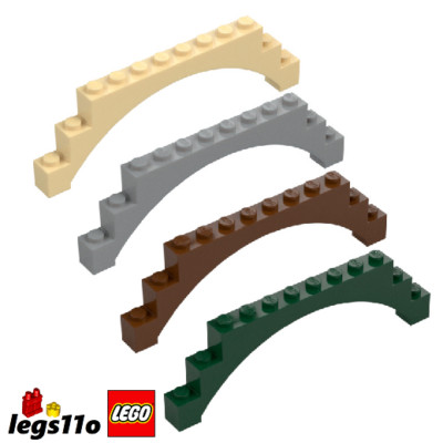 Lego 18838 / 30938 / 6108 - Packung 1x 2x - Bogenstein 1x12x3