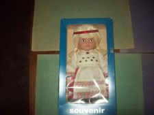 ESTONIAN HAND MADE LARGE DOLL SALVO SOUVENIR NATIONAL COSTUME GIRL FROM 1990s