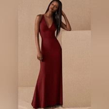 Bhldn Jones V-Neck Crepe Dress Size 0. B18