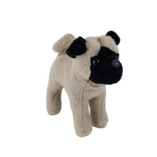 Juguete de peluche Douglas Hamilton Pug cachorro perro 6" crema negro #3985
