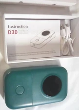 Small Label Printer model D30 inkless light portable smart app