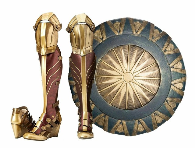 wonder woman wedge boots