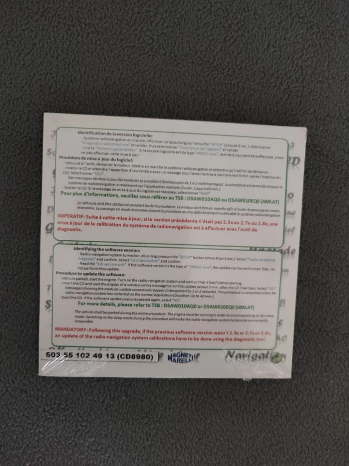 SOFTWARE UPDATE CD Version 2.86  RT6 eMyWay / WIP Nav+ PEUGEOT CITROEN - Bild 2 von 2