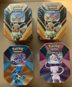 Pokemon Tin Eevee / Evoli / Lucario / Mew Tin Box Neu | eBay