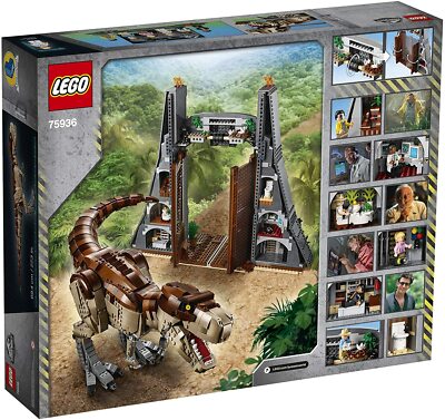 ✓✓Lego Jurassic World Park 75936 T. Rex Rampage 3120 Pieces