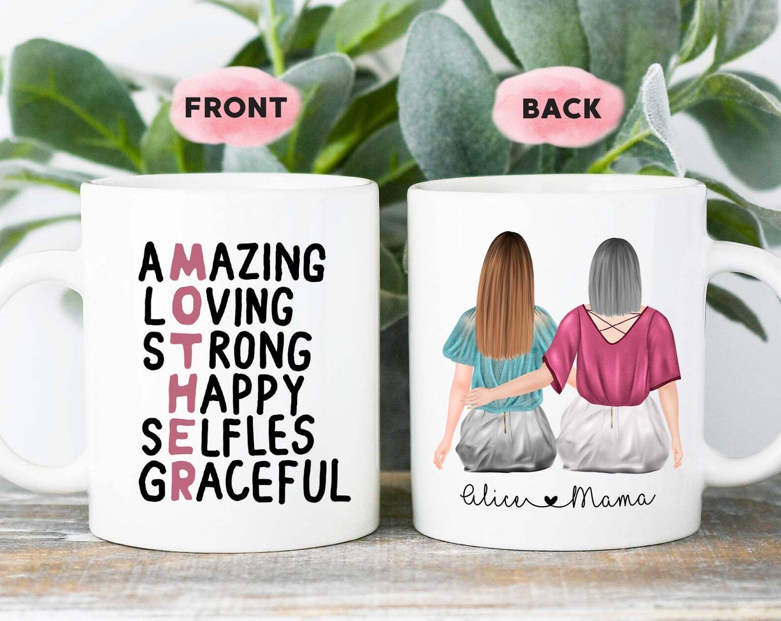 Best Mom Mug Mother Daughter Mug Mothers Day Mug Mother Gift From Daughter Gift