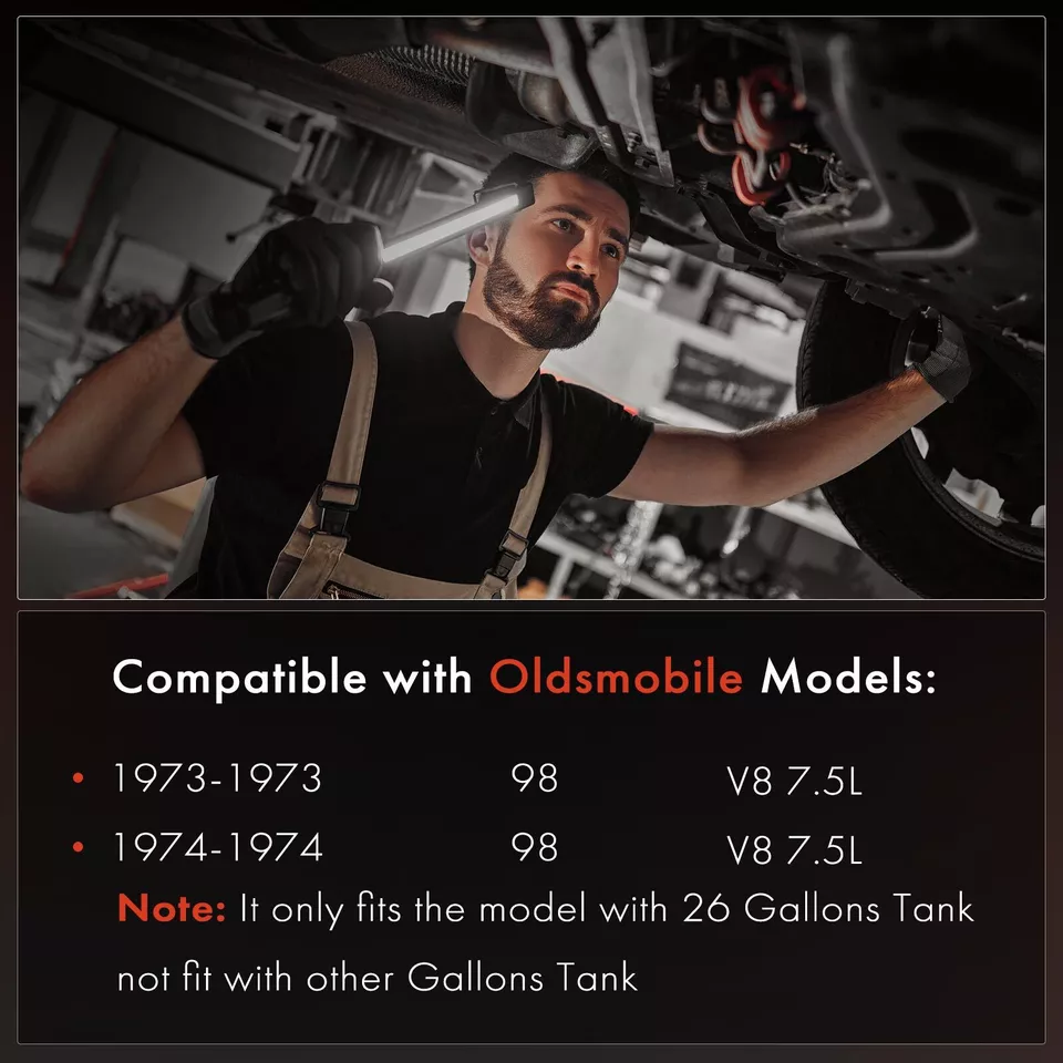 Tanque de combustível de 26 galões com anel de bloqueio para Oldsmobile 98 1973-1974 V8 7,5L 415427 - Imagem 3 de 4