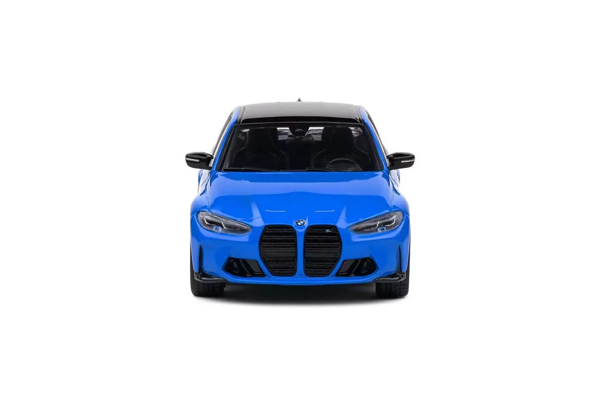 1/43 BMW M3 Competition (G80) 2023 Santorini Blue Model Car by