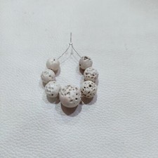 Vintage corallo bianco perline sfuse pietra preziosa 100% corallo giapponese ...