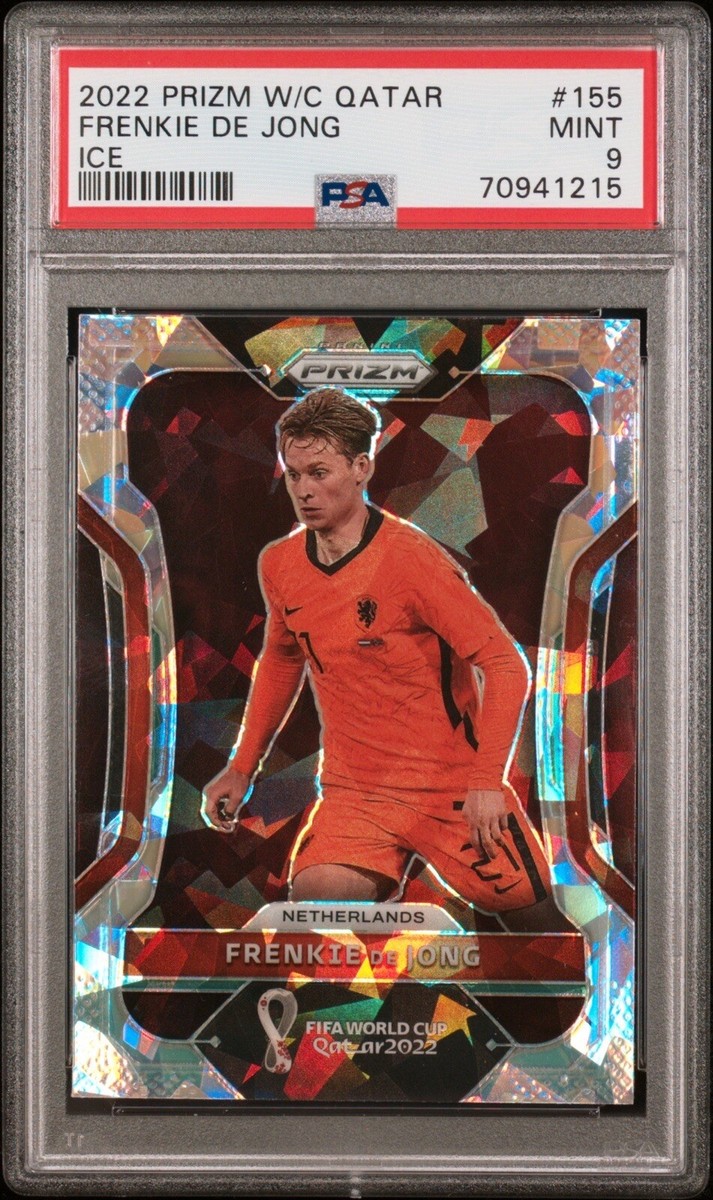 2022 PANINI PRIZM WORLD CUP QATAR ICE #155 FRENKIE DE JONG