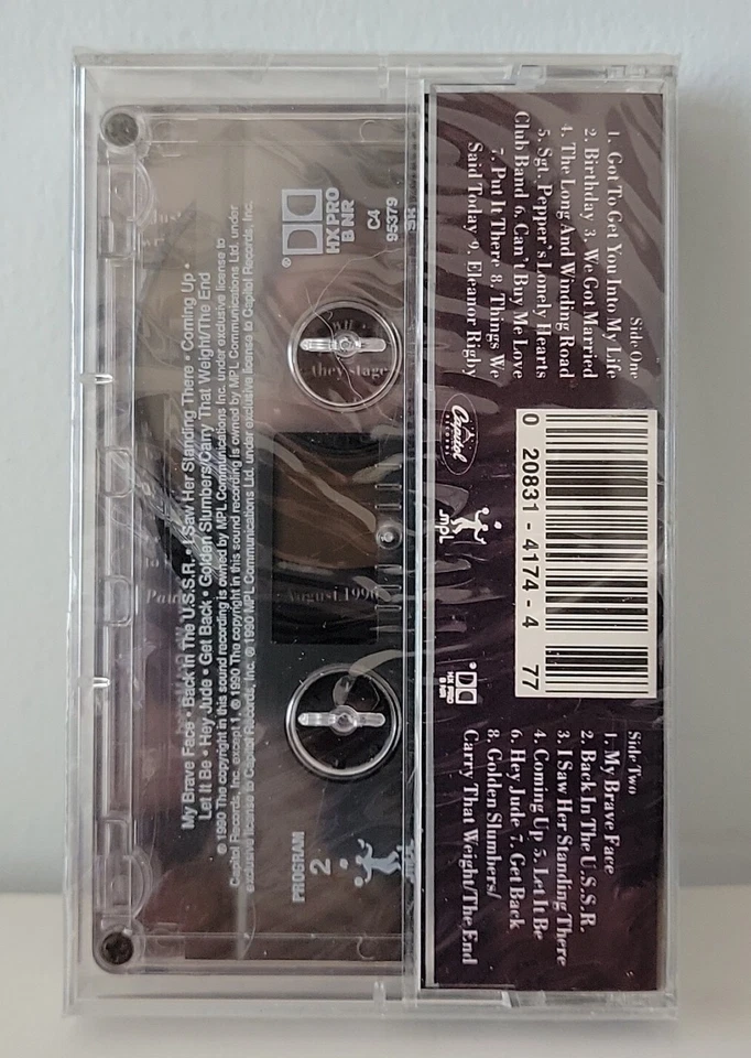 Paul McCartney Tripping The Live Fantastic Highlights Cassette Tape Sealed 1990 - Image 2 of 3