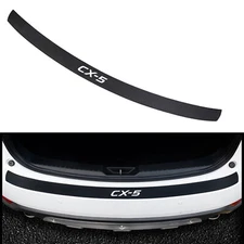 Rear Bumper Guard Protector Trim Car Trunk Protectors for Mazda Cx5 (white)