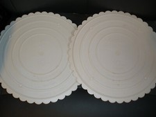 Wilton Circles of Strength Lot of 2 Scalloped Separator Plates 10"