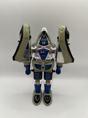 Power Rangers Time Force 8'' Megazord Mode Blue With Light Up Feature
