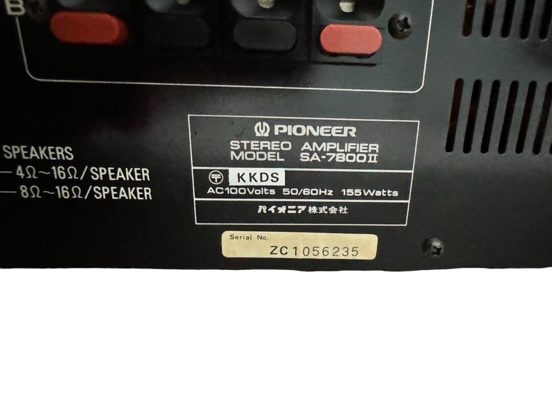 Pioneer Pioneer TX-7800Ⅱ AM/FM stereo tuner TX-7800II CT Pioneer Pioneer TX-7800Ⅱ AM/FM stereo tuner TX-7800II CT