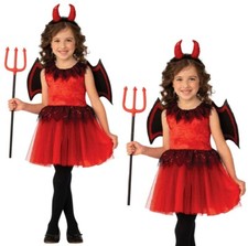 Rubíes Opus Niñas Pequeño Diablo Disfraz Niños Vestido Halloween 3-4 Años