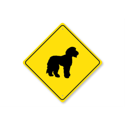 Dog Comma Sign Rads Labradoodle Dog Diamond Metal Sign Breed Pet Animal Lover Puppy Canine ...