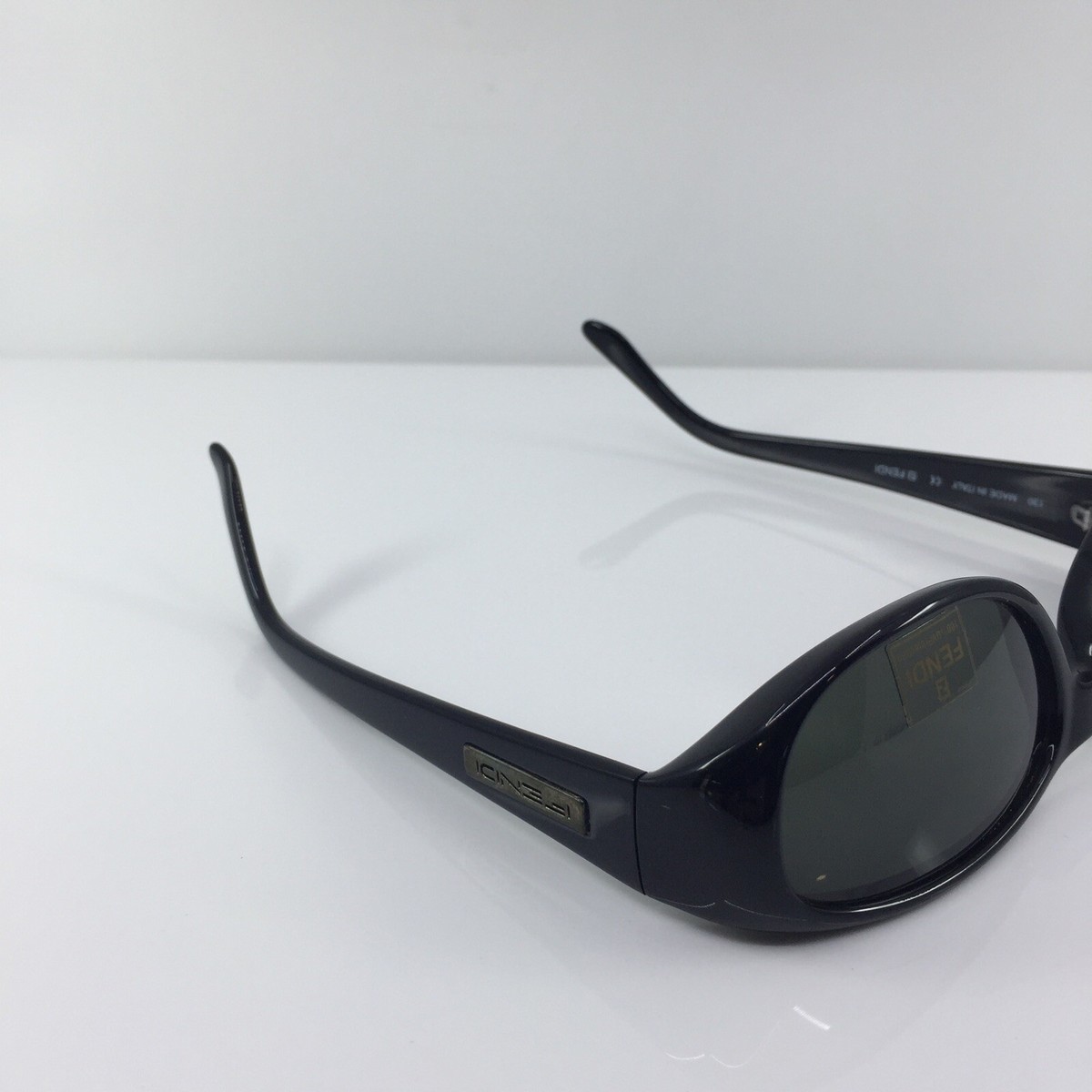 New Vintage Fendi FS 217 Sunglasses Mod. FS 217 Onyx Shiny Black