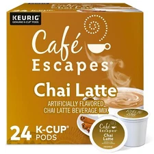 Café Escapes Chai Latte K-cups