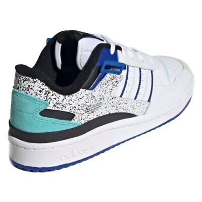 NEW Adidas Originals Forum Exhibit Low Tropical Vibes Sneaker GY4670 - Men\'s 9.5 Size 7 - Adidas Forum Exhibit Low Tropical Vibes - White for  main image 4