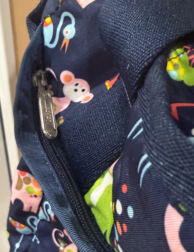 LeSportsac Baby Diaper Bag Ryan Tote Unisex Carry On Animal Print EUC - Picture 4 of 14