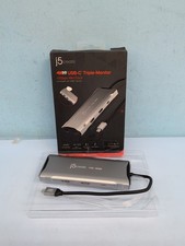 j5create 4K60 Elite USB-C Triple Monitor 10Gb...