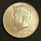 1964 Kennedy Half Dollar 90% Silver, Ungraded, Uncertified, Circulated