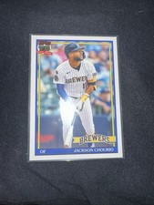 2026 Topps Series 1 1991 Topps T91-18 Jackson Chourio, Milwaukee Brewers
