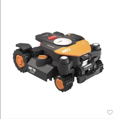 Worx Landroid Vision Cloud 4WD Robot Lawn Mower,App Control, Cut/ 0 WR344 1 acre