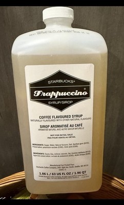 Frappuccino Coffee Flavored Syrup 63 oz, BB 10/2026