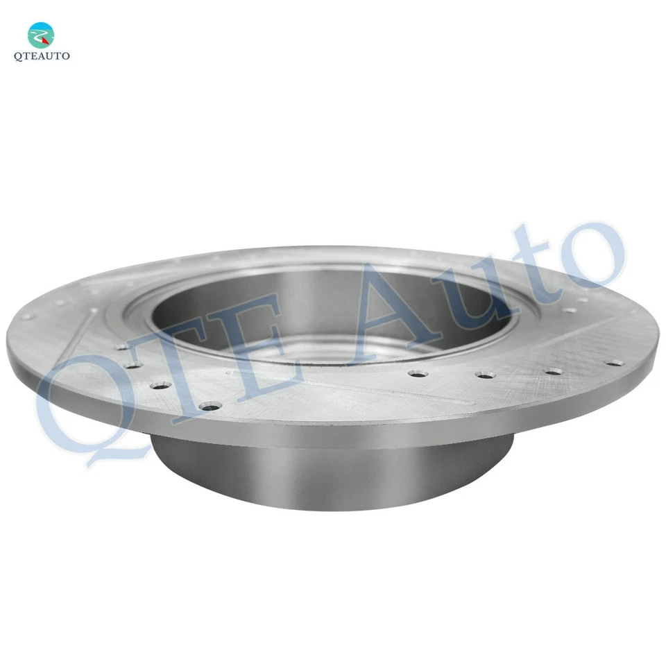 Комплект из 4 передних 296 мм задних 291,5 мм просверленных тормозных роторов для 2013-2017 Nissan Altima - Изображение 4 из 4