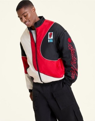 NBA Marvel Spider-Man Removable Sleeves Starter Jacket Limited Edition LARGE