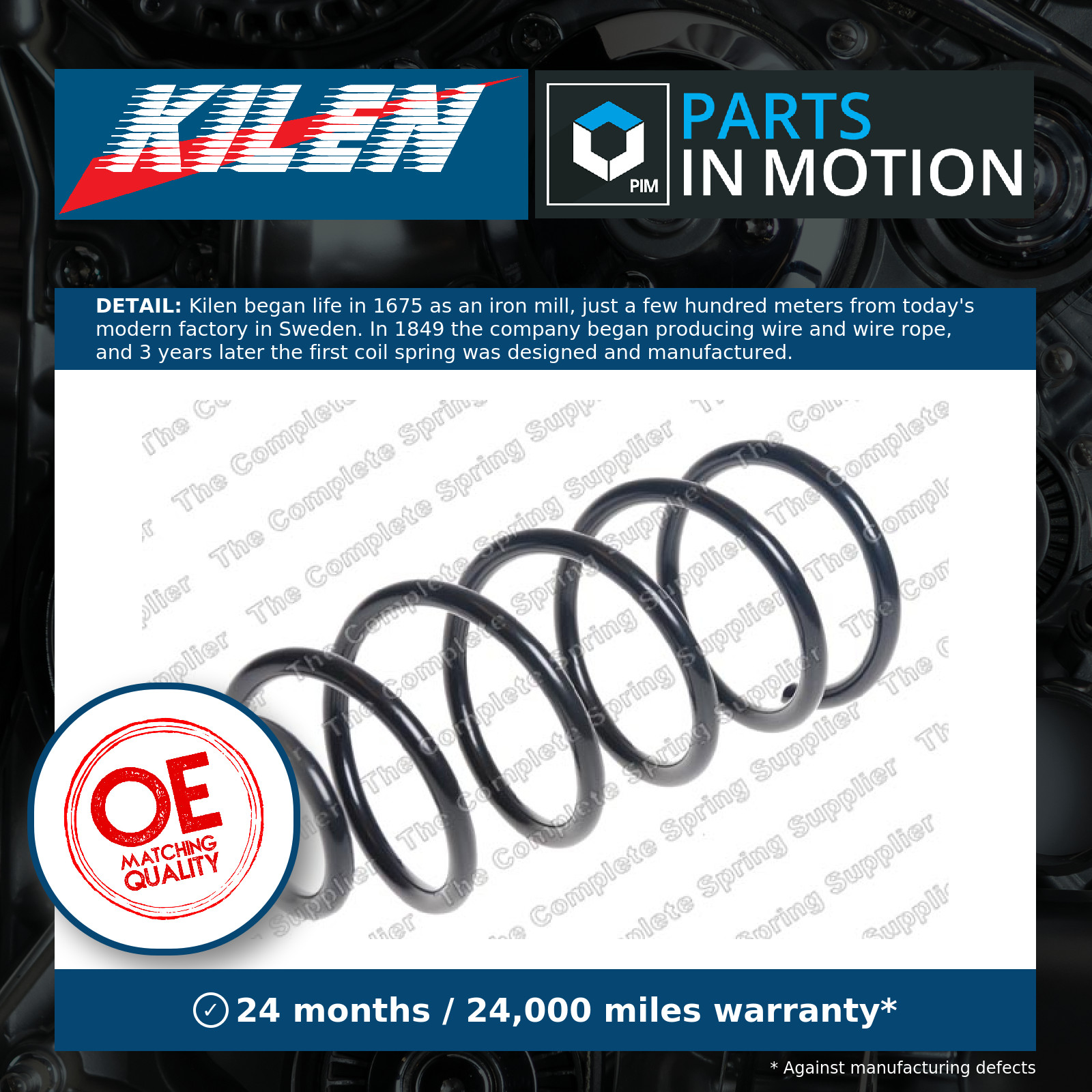 Suspension spring Rear Axle Coil Spring 4226169 LESJÖFORS for FIAT PUNTO - Image 4