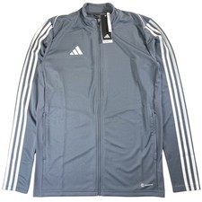 Adidas Mens Tiro 23 League Training Jacket Full Zip Soccer Track Top Gray MT